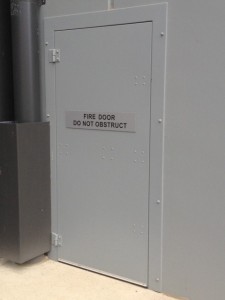 Custom Security Fire Door