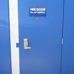 high security fire-rated door and lock